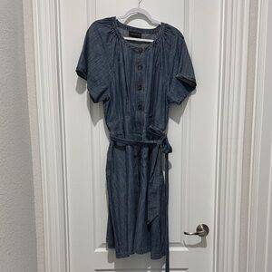 Lane Bryant Denim Midi Dress 18/20